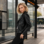 Viena - Chaqueta Efecto Piel