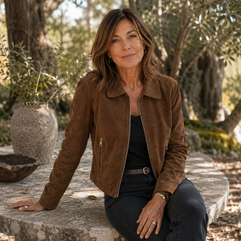 Dakota - Chaqueta Efecto Ante