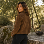Dakota - Chaqueta Efecto Ante