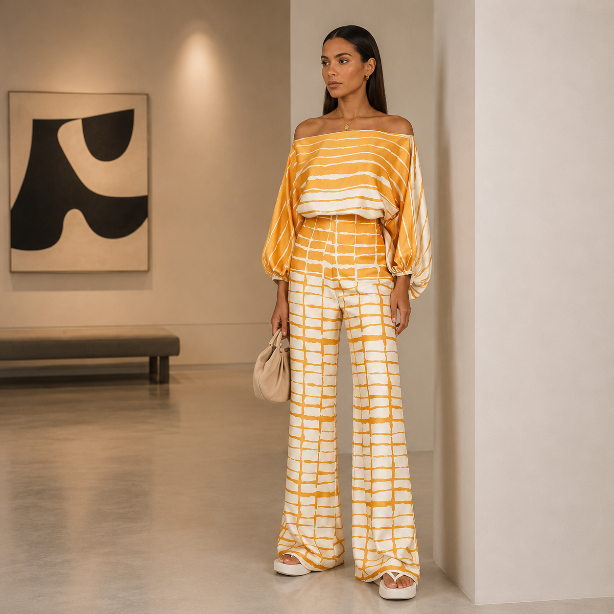 Malibú – Conjunto Estampado Asimétrico
