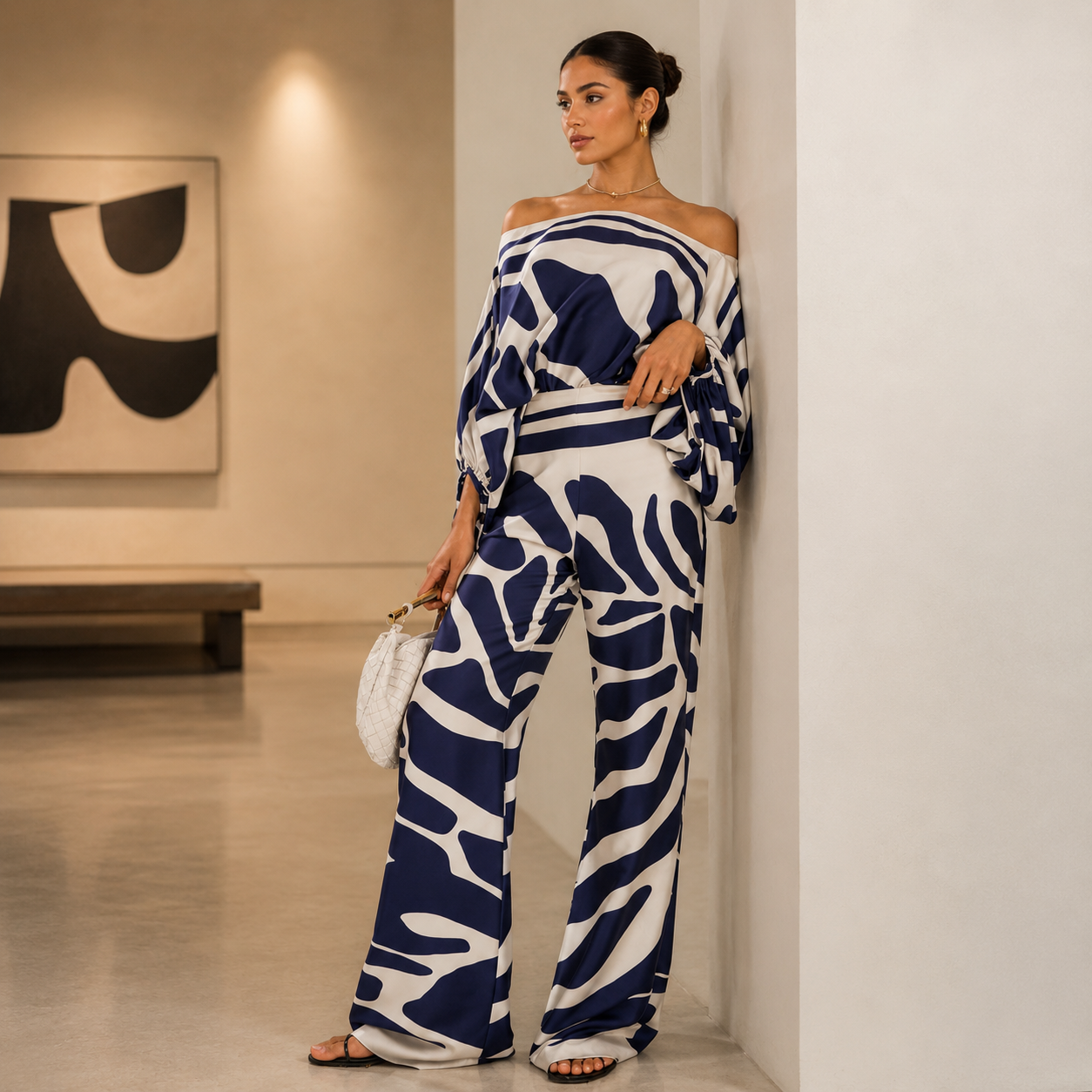 Malibú – Conjunto Estampado Asimétrico
