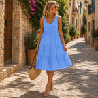 Desiree - Vestido de Tirantes con Volantes