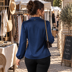 Évora - Blusa Cruzada con Lazada Ajustable