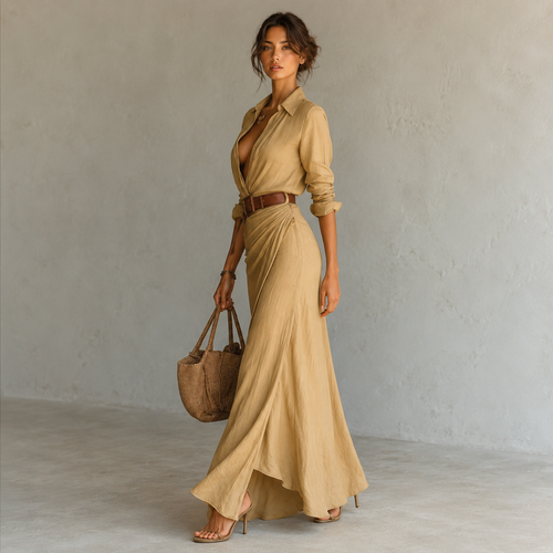 Brescia - Vestido Elegante Asimétrico