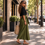 Sicilia - Conjunto de Blusa y Falda Larga
