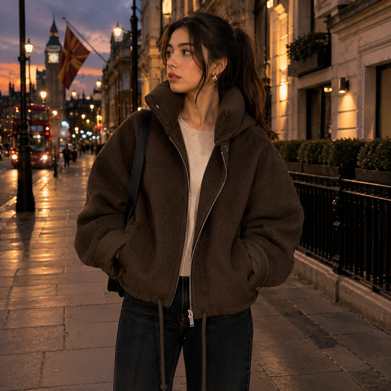 Aspen - Chaqueta Corta de Lana
