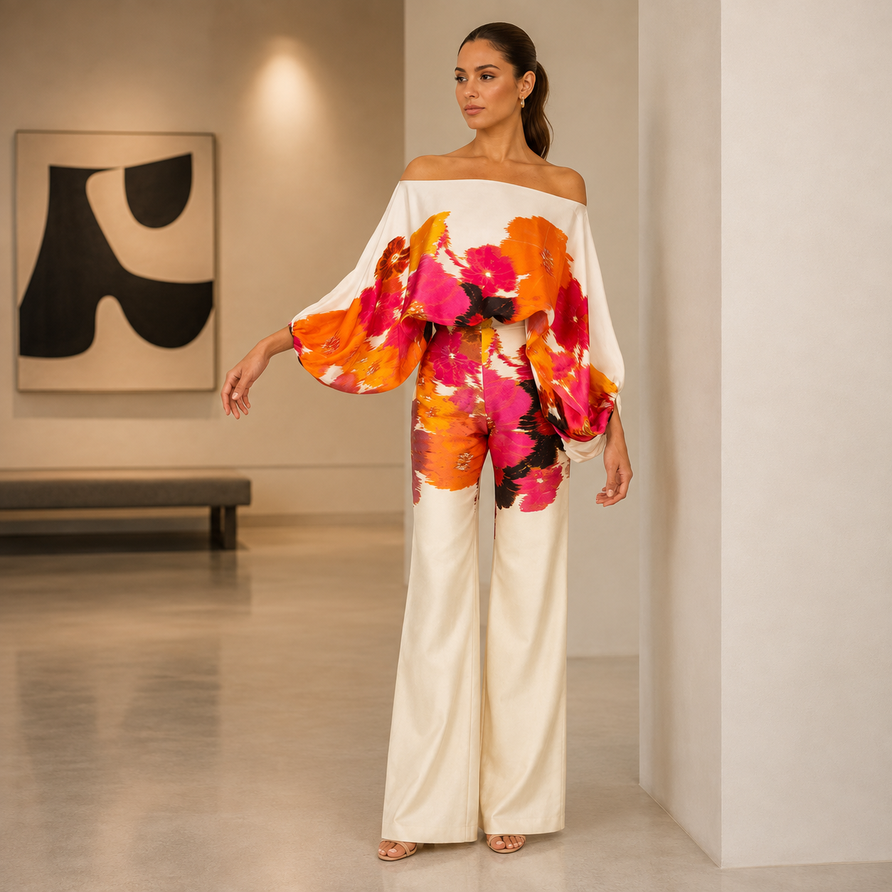 Malibú – Conjunto Estampado Asimétrico