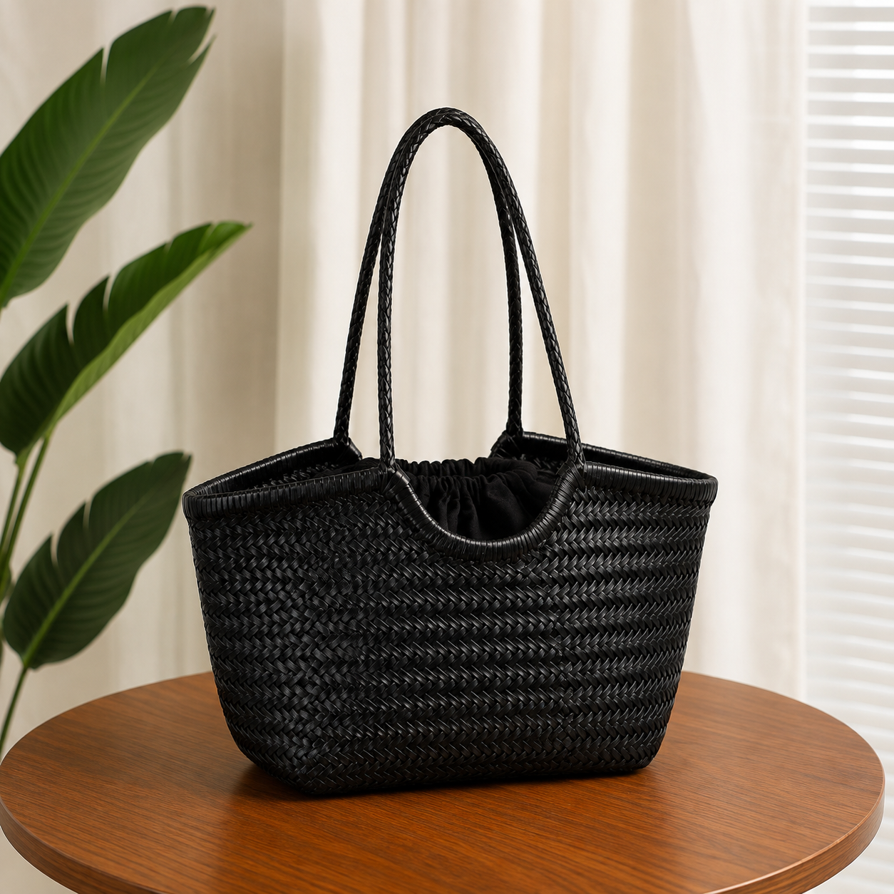 Marbella - Bolso Premium de Piel Genuina Trenzada