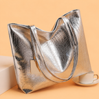 Tina - Bolso Tote Efecto Cocodrilo de Gran Capacidad