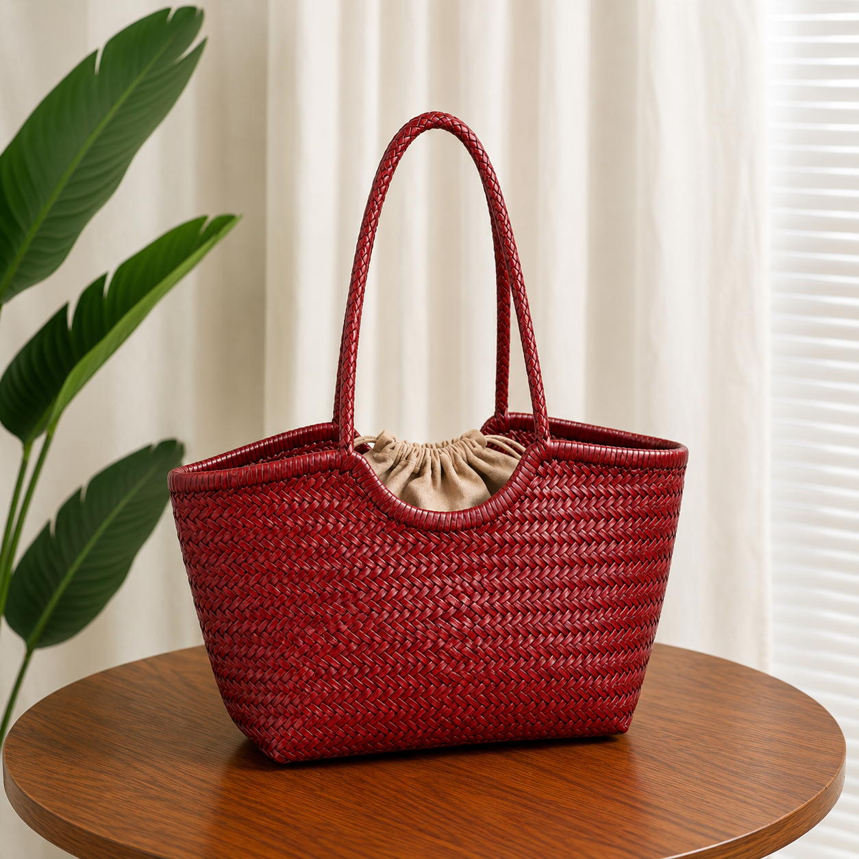 Marbella - Bolso Premium de Piel Genuina Trenzada