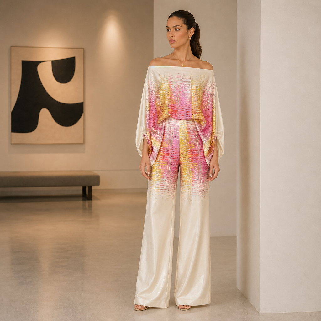 Malibú – Conjunto Estampado Asimétrico