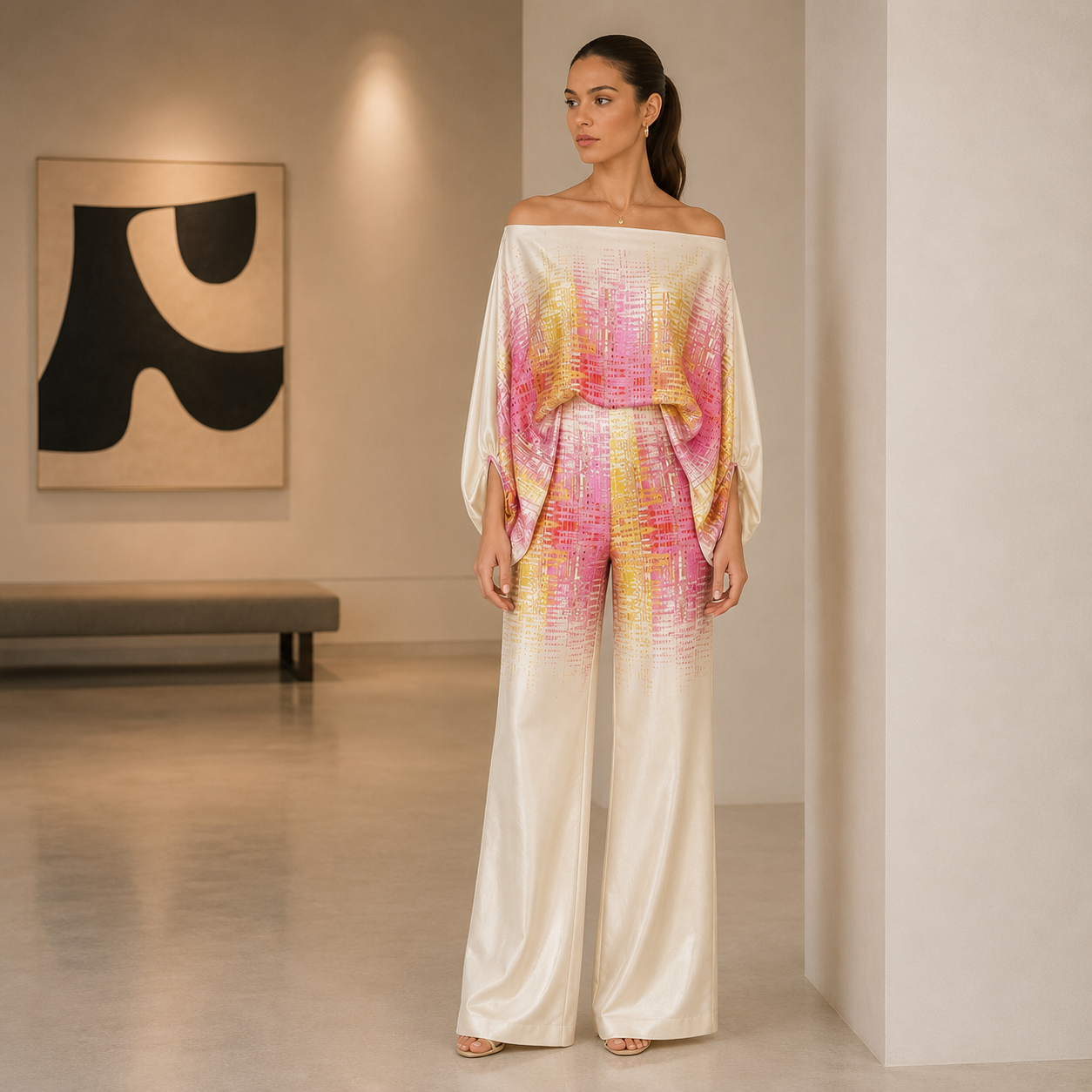 Malibú – Conjunto Estampado Asimétrico