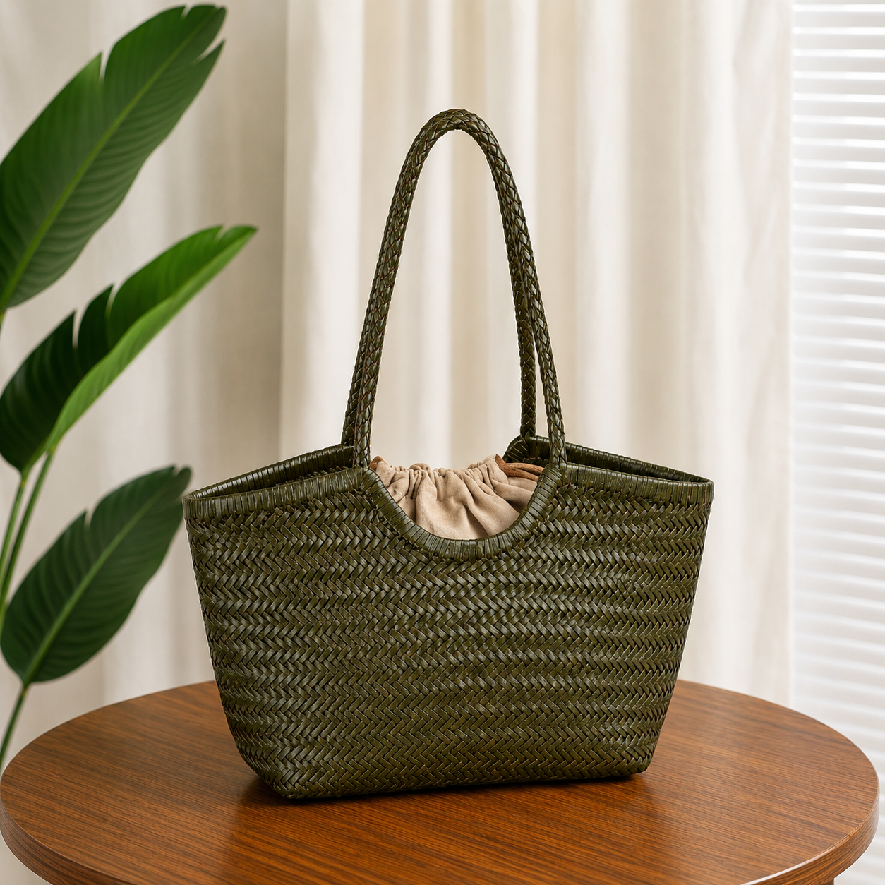Marbella - Bolso Premium de Piel Genuina Trenzada